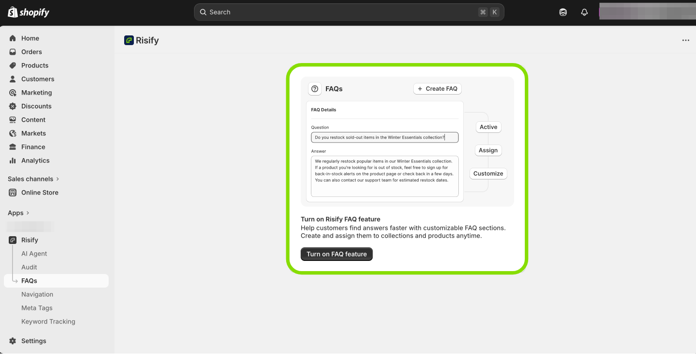 creating faq content - risify
