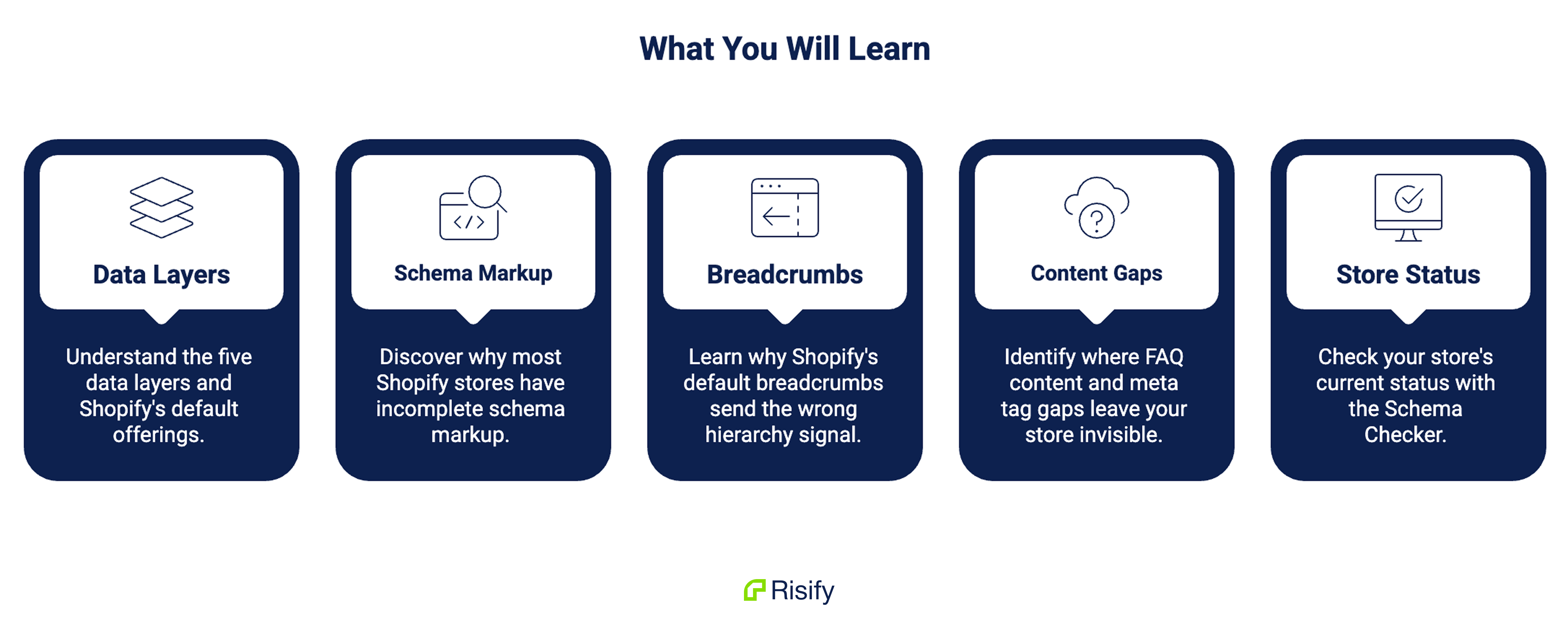 guide key takeways - risify guidebook for ai tools & shopify stores