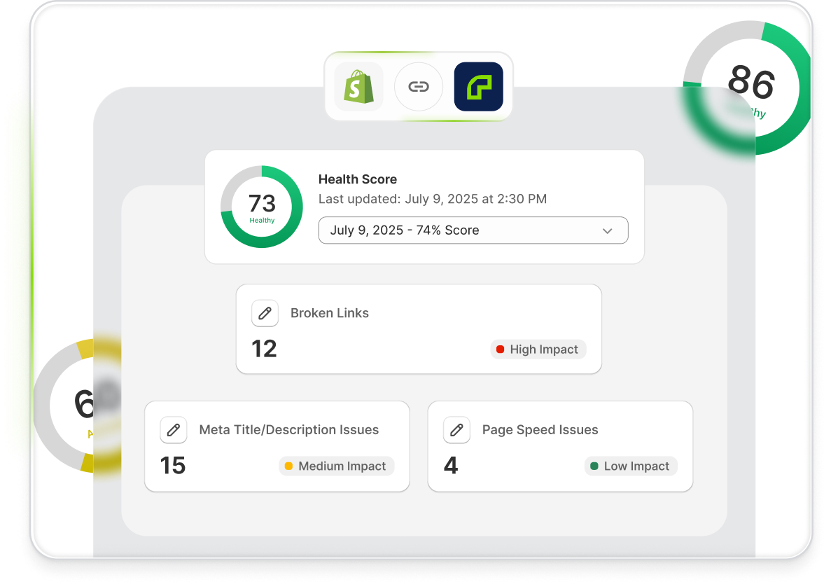 auditing shopify store for seo